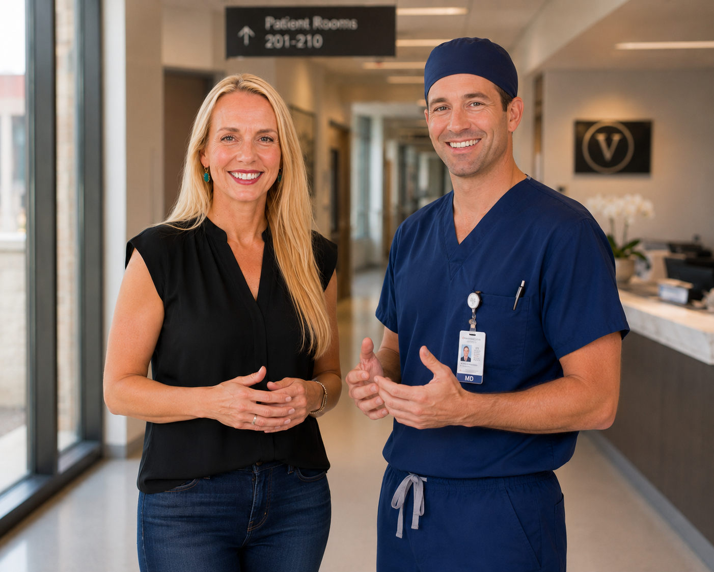 Misty with a relocating physician